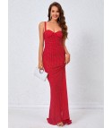 Red mermaid dress