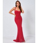 Red mermaid dress