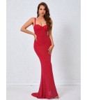 Red mermaid dress