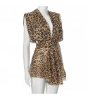 Graka leopard romper romper