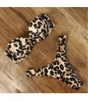 Bikini fascia pushup leopardato