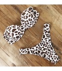 Leopard pushup band bikini