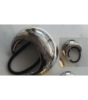 Domed metal tail accessories