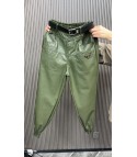 Pantalone cargo ecopelle Grasu