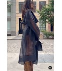 Tulle trench coat Martina