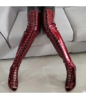 Nofrik very high patent leather boot