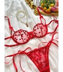 Soft little heart underwear set