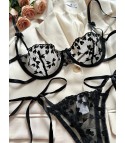 Soft little heart underwear set