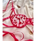 Soft little heart underwear set