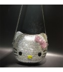 Luxury Rhinestone Handbag Hello Kitty