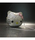 Luxury Rhinestone Handbag Hello Kitty