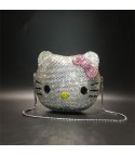 Luxury Rhinestone Handbag Hello Kitty