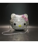 Luxury Rhinestone Handbag Hello Kitty