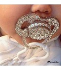 Lux rhinestone pacifier