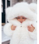 Baby ghrizly bear fur coat