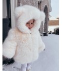 Baby ghrizly bear fur coat