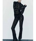 Jabi Lace Body+Pants Set