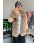 Cardigan with Ogrisd fur