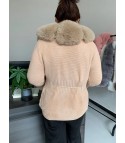 Cardigan with Ogrisd fur