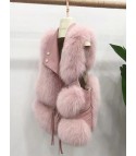 Rockzip fur vest