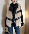 Rockzip fur vest