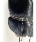 Rockzip fur vest