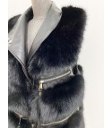 Gilet pelliccia rockzip