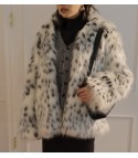 Gtian spotted faux fur