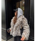 Gtian spotted faux fur