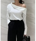 Dfanja one-shoulder shirt