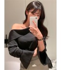 Dfanja one-shoulder shirt