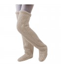 Furry leg warmers