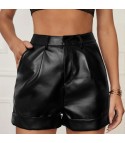 Fraga faux leather shorts