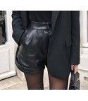 Fraga faux leather shorts