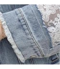 Klipka lace-denim jacket