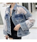 Klipka lace-denim jacket