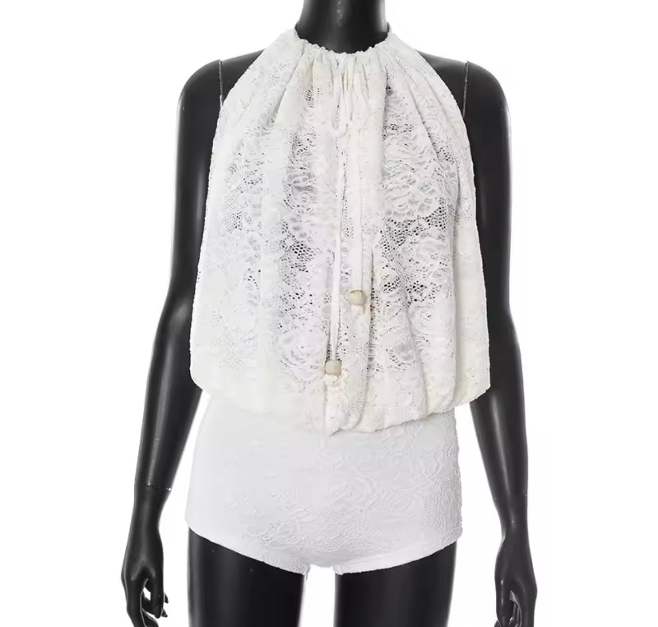 Tuta Pizzo Masakia
scollo halter backless aderente