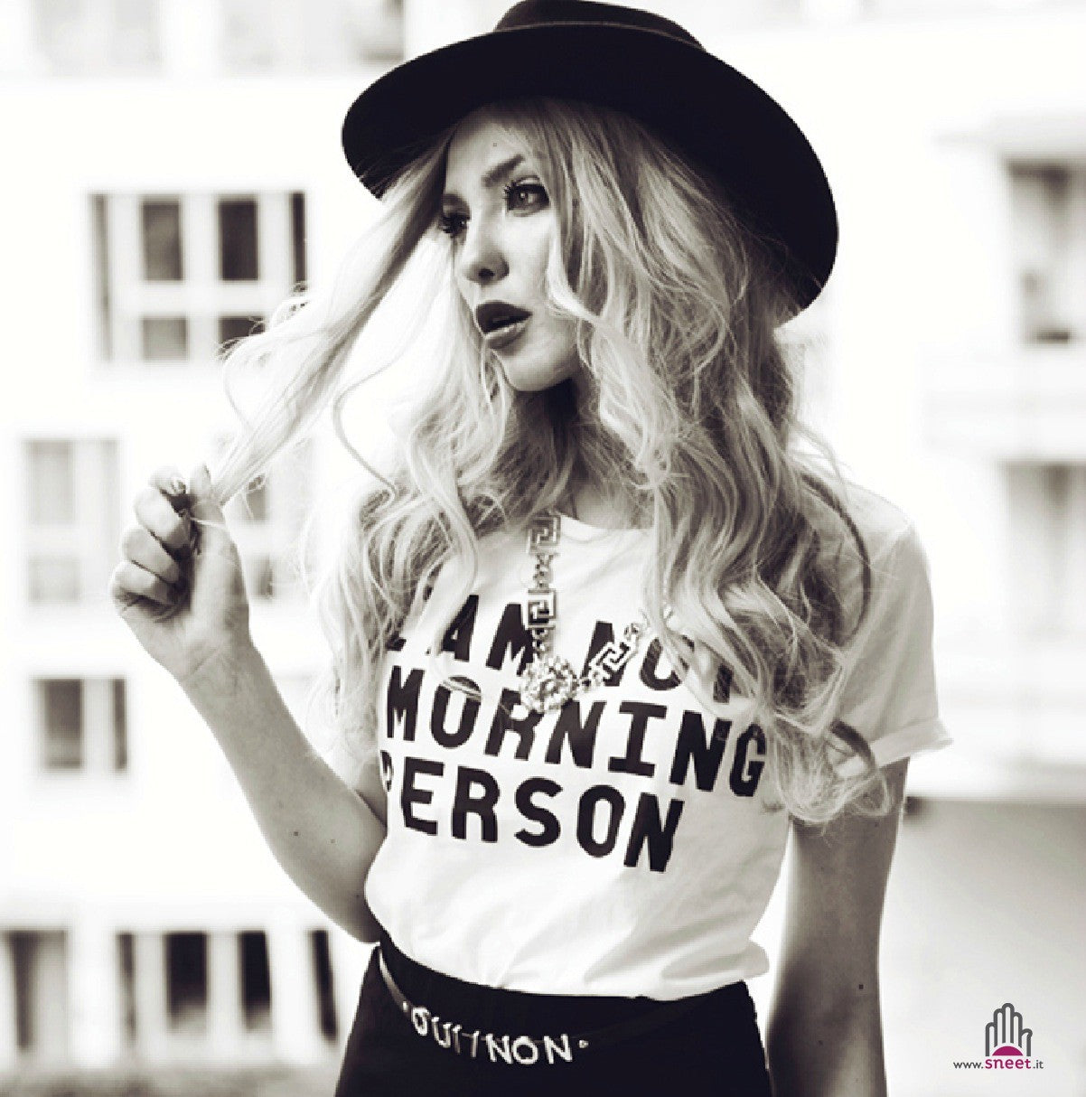 Camiseta "No soy una persona mañanera"