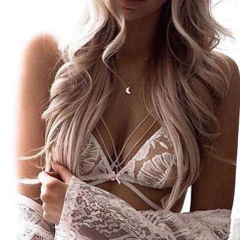 Top pizzo silky pink