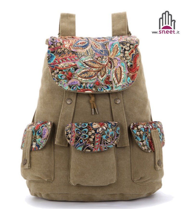 Vintage Oriental Backpack