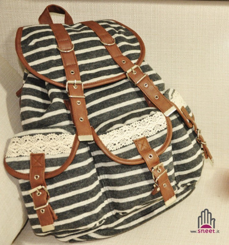 Vintage Stripe backpack