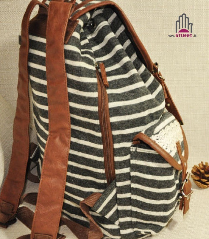 Vintage Stripe backpack