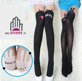 Collant devil rabbit cattie