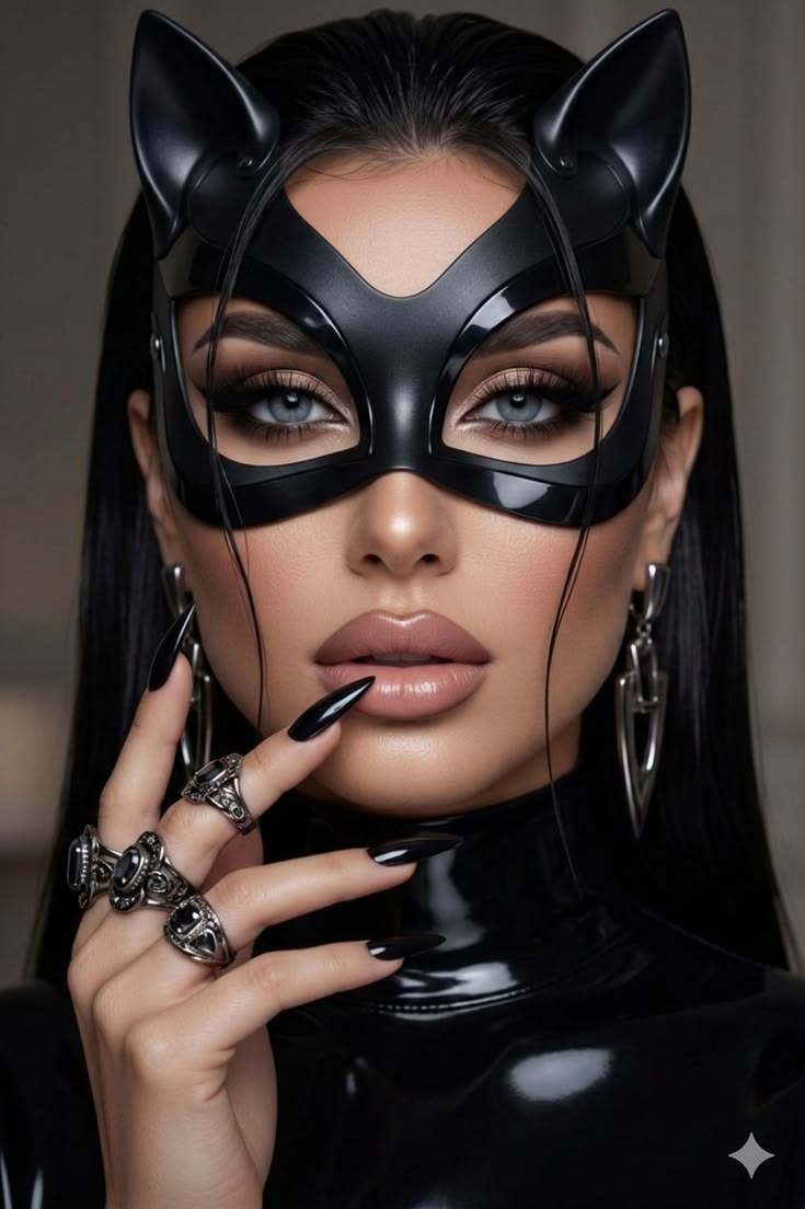 Maschera occhi in pelle PU gotica 
Per ballo in maschera cosplay