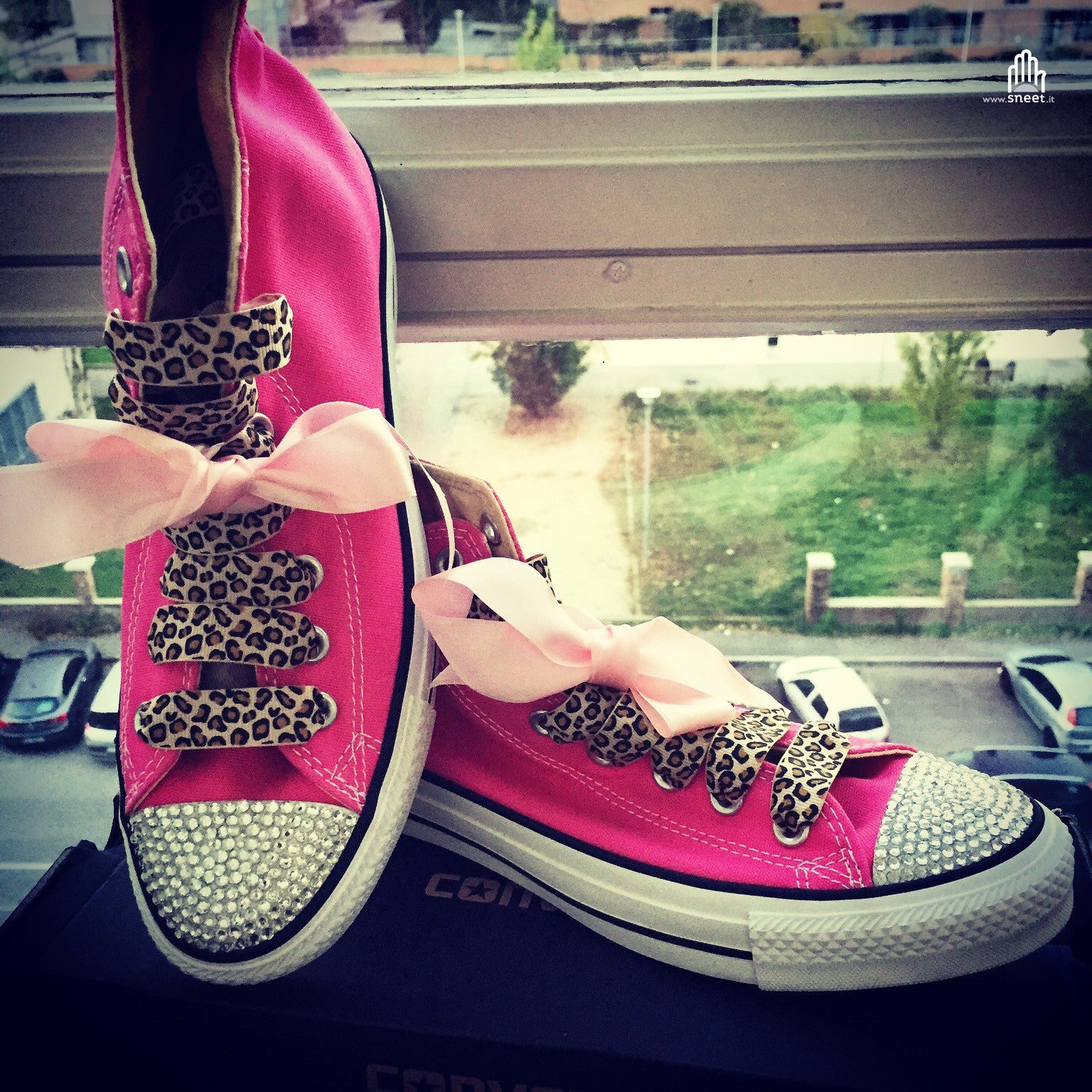 Converse All Star personalizzate - Modello Brillantini 11