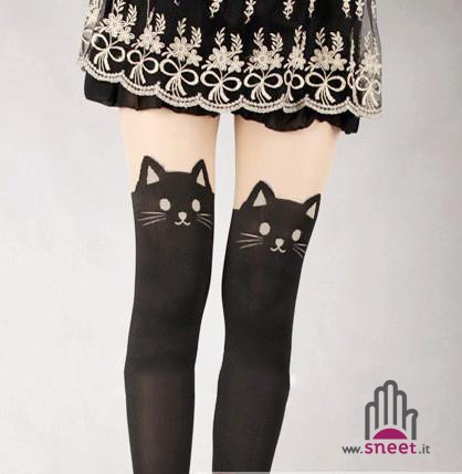 Medias de gato negro