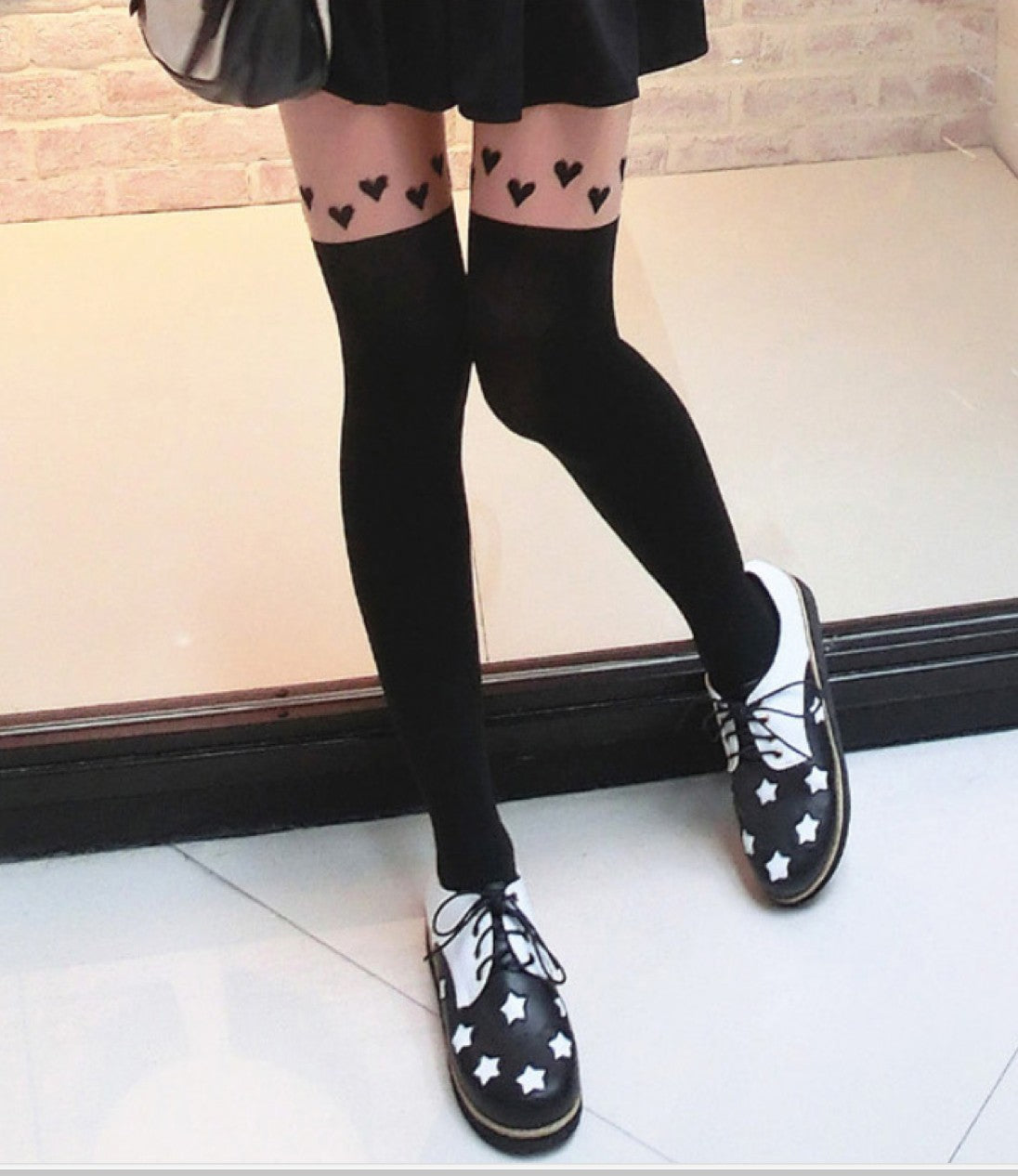 Collant Cuori autoreggenti