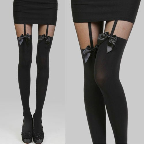 Medias con lazo dulce