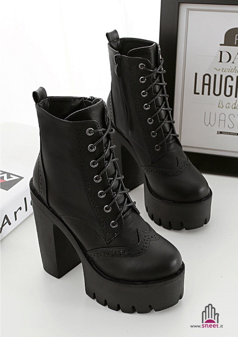 Scarponcino Lacci Plania 14 cm