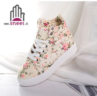 Sneakers Flowers